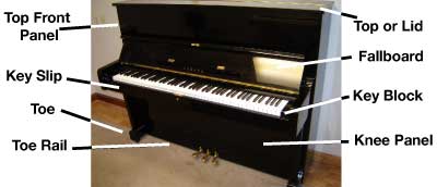 Parts of a Piano